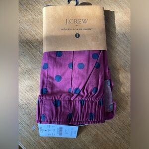 J. Crew woven boxer shorts. Women’s size small. NWT